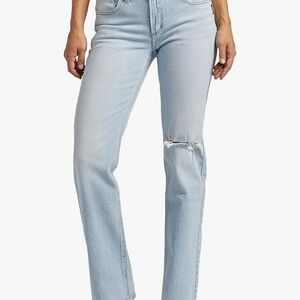 Silver Jeans Women's Light Blue Straight Leg Jeans